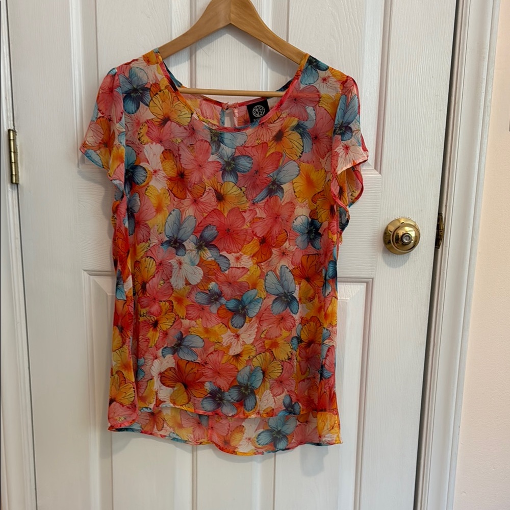 Bobeau Floral Women's Top